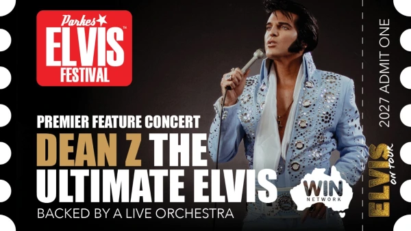 Parkes Elvis Festival 2027 - Dean Z - The Ultimate Elvis - Premier Concert