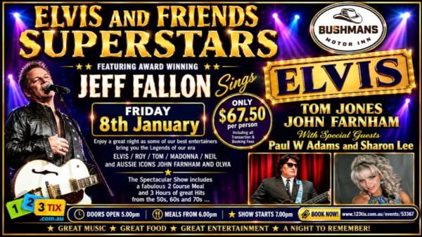 ELVIS and FRIENDS "SUPERSTARS" Dinner show
