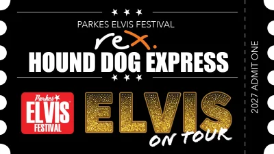 Parkes Elvis Festival 2027 - Rex Hound Dog Express