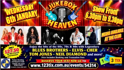 JUKEBOX HEAVEN - LEGENDS OF THE 50s, 60s, 70s and 80s