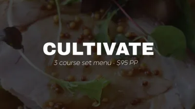 Cultivate by Lazy River Estate- Thursday  19th November