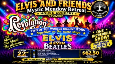 REVOLUTION - ELVIS MEETS THE BEATLES - House Concert @ Mystic Meadow