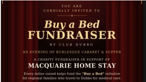 Club Dubbo Special Event - An evening of Burlesque Cabaret & Supper