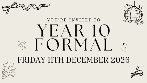Year 10 Formal 2026