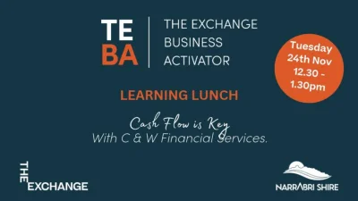 Learning Lunch - Cash Flow is Key
