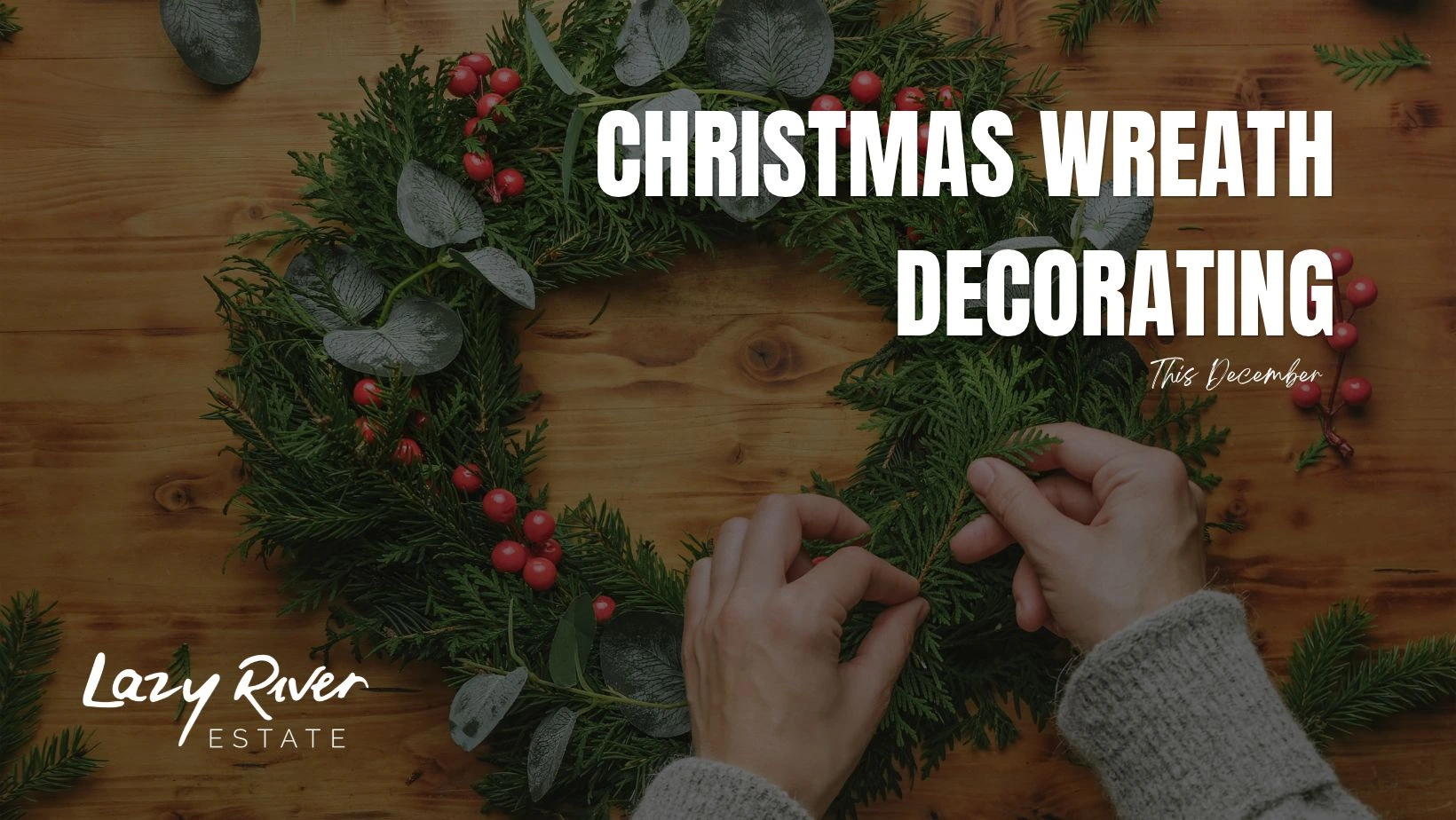 Christmas Wreath Decorating